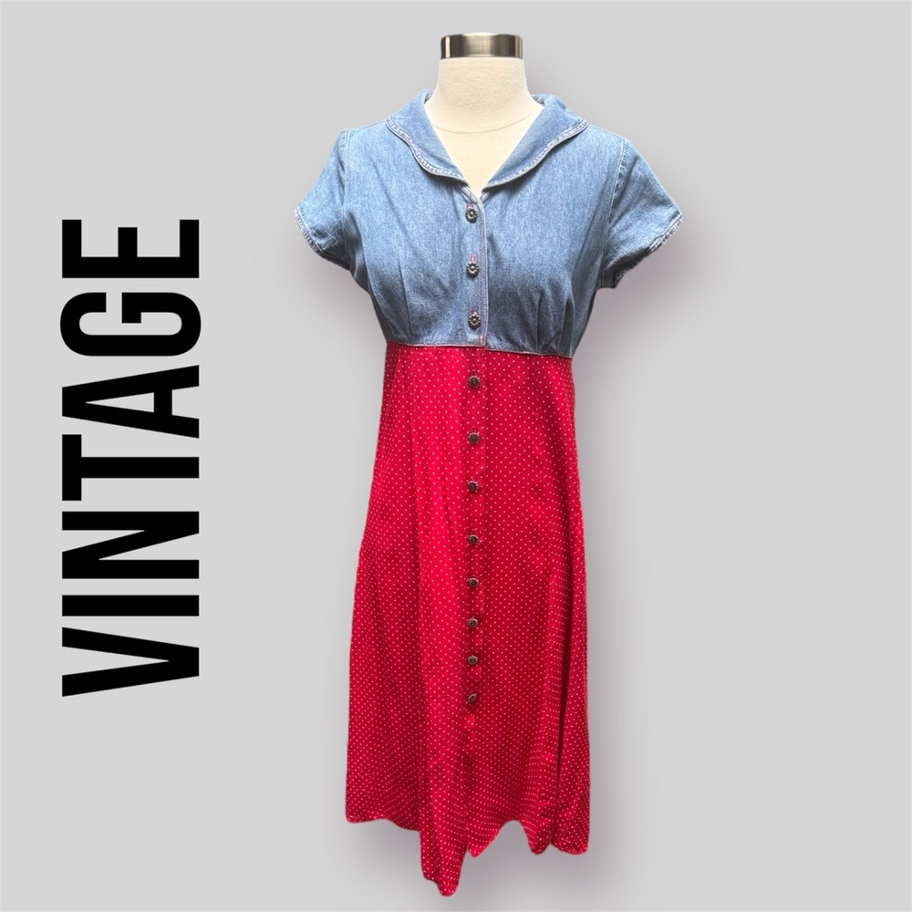 Vintage Denim Dress